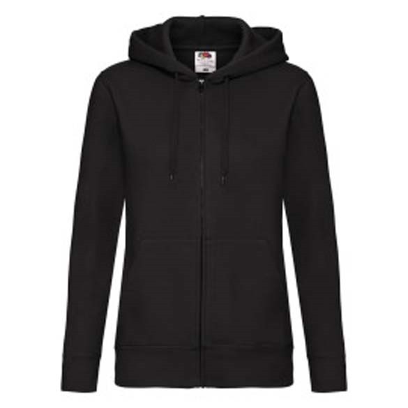 Ladies&#39; Premium Hooded Sweat Jacket